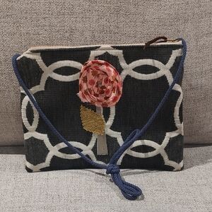 Handmade Floral Fabric Shoulder Bag Cute Style Multicolor